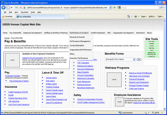 High Functional Prototype built in HTML