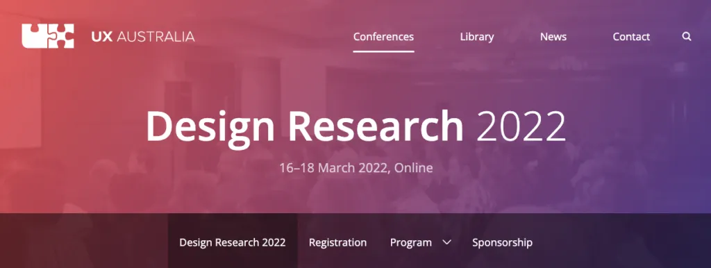 2022年に開催!見逃せないオンライン UXカンファレンス - design research 2022