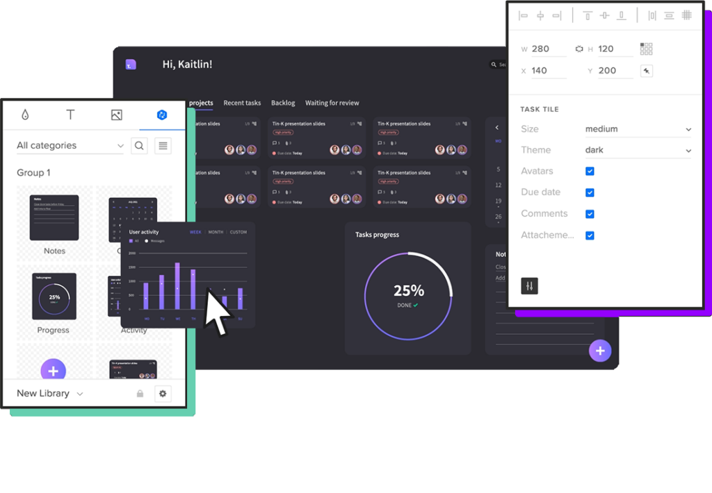 ダッシュボード UXPin Merge
