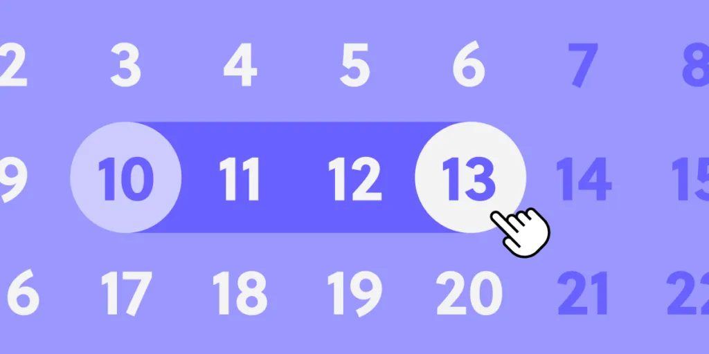 UI を魅力的にする 日付ピッカー のデザイン