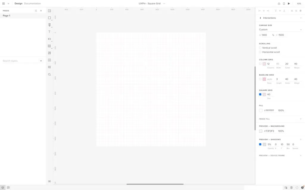 square ui grid